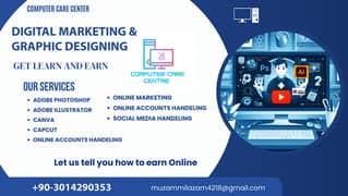 Digital Marketing, Graphic Designing, Thumbnail, Social Media Services