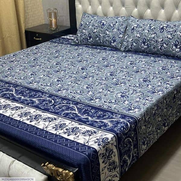 3 Piece Cotton Bed Sheets For Double bed 5