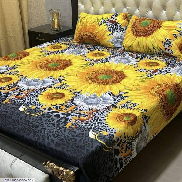 3 Piece Cotton Bed Sheets For Double bed 10