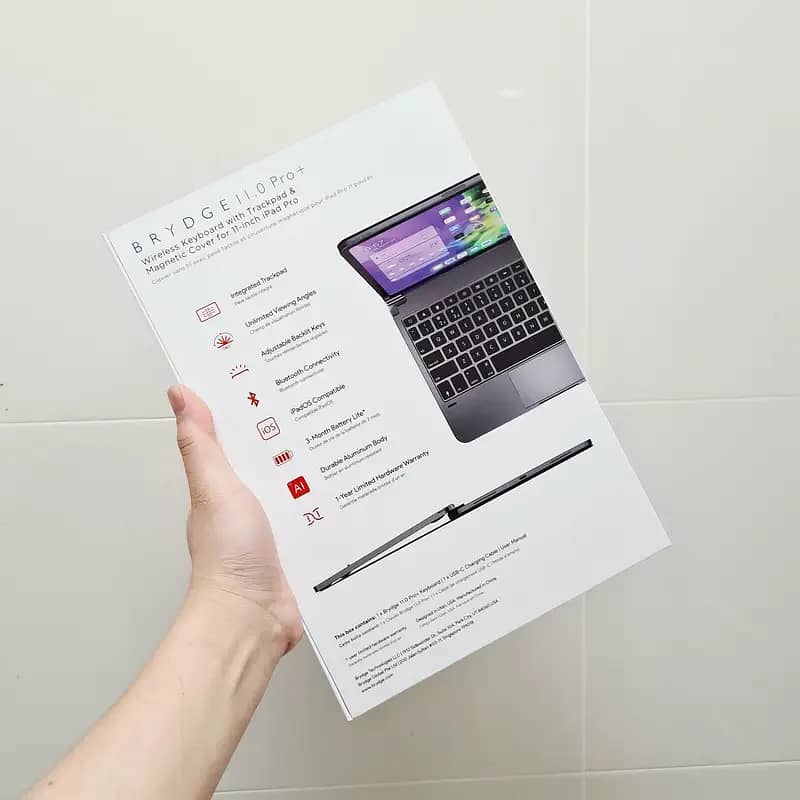 Brydge 11.0 Pro+ Wireless Keyboard for IPad Pro 11 Inches and Air 4 1