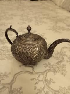 Antique solid silver teapots 0