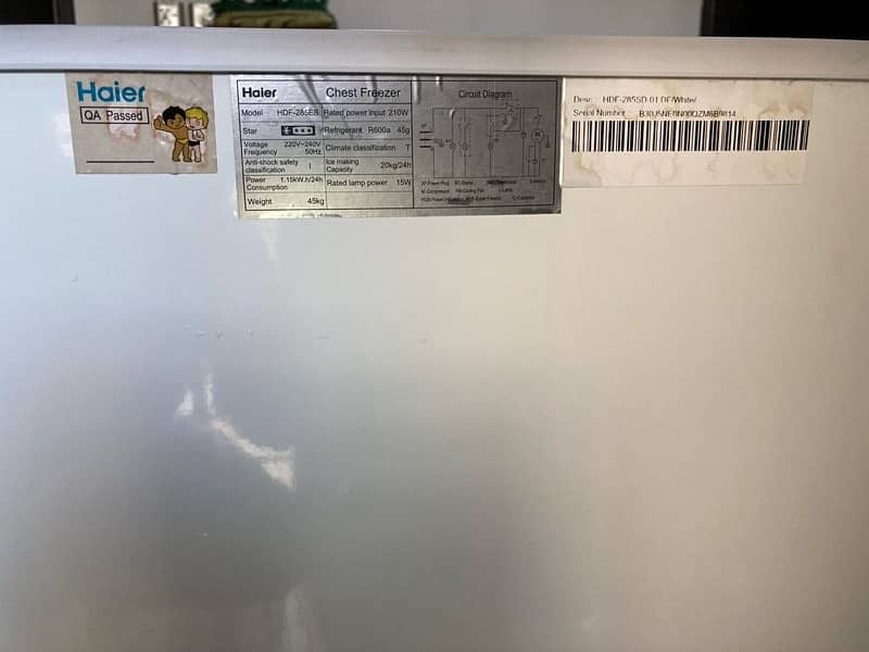 Haier HDF-285ES Freezer 6