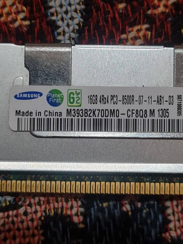 16 GB RAM SAMSUNG DDR3 1