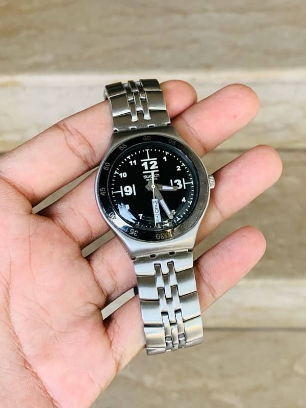 Swatch Swiss Made Original Stainless Steel Watch 38mm 0