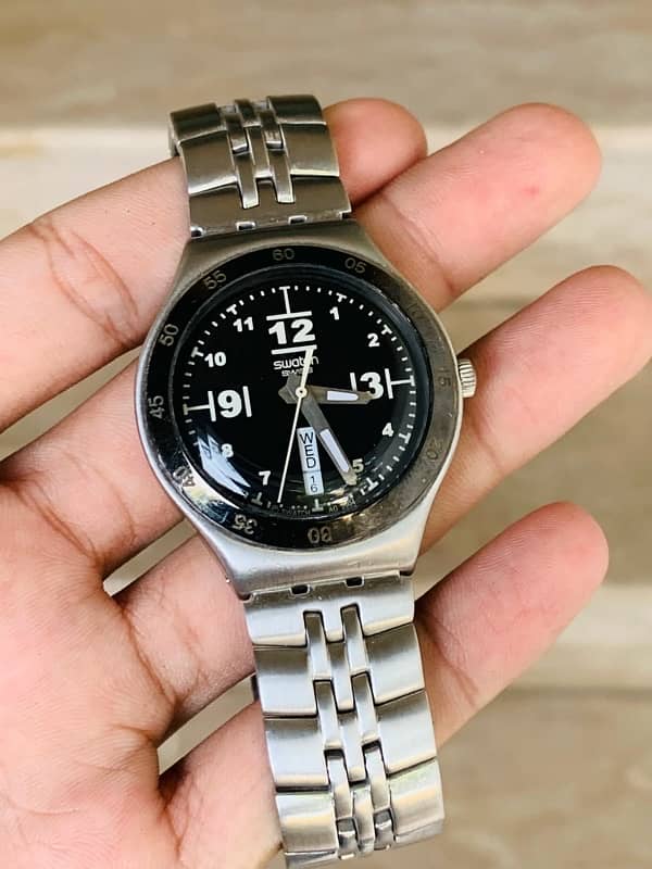 Swatch Swiss Made Original Stainless Steel Watch 38mm 1