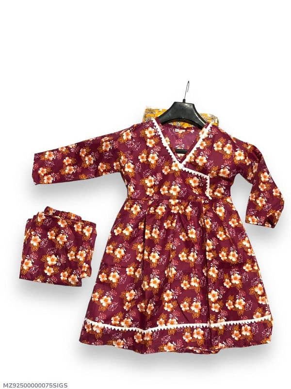 Stitched Cotton Suits For Girls 5