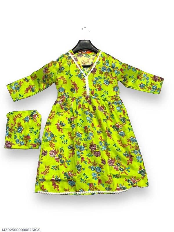 Stitched Cotton Suits For Girls 14