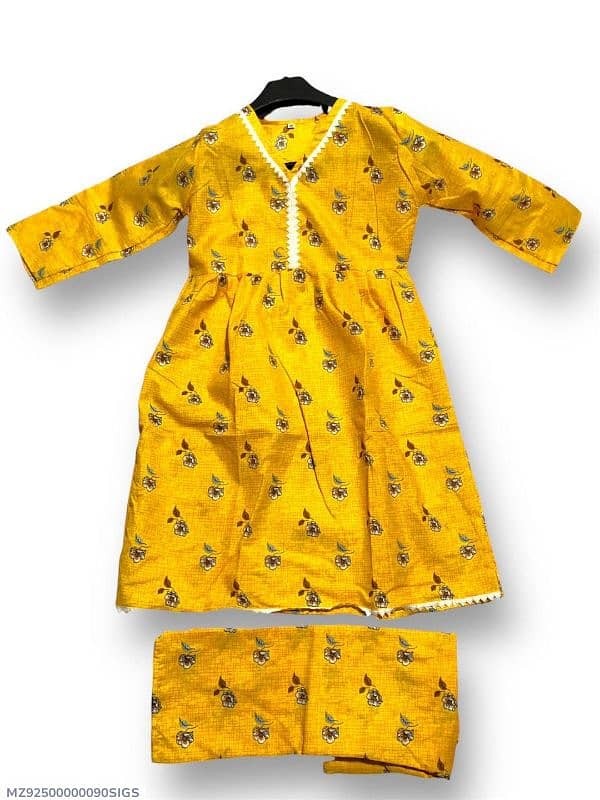 Stitched Cotton Suits For Girls 18