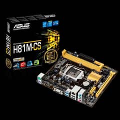 Asus Motherboard and Cpu and Ram