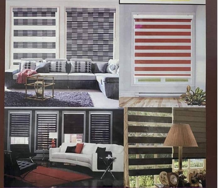 window Blinds (Vertical, ShangriLa,Roller,printed,Zebra] 5