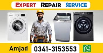 Repair Automatic Washing Machine Samsung Dawlance Haier LG Pel Orient