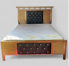 double bed with mattress