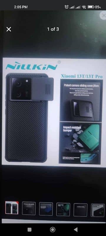 Xiaomi 13T/13T Pro 5G Case Camsheid Pro Slide Camera Protection Shockp 0