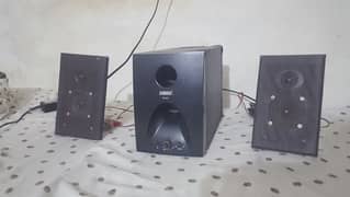 Lunar 2.1 sound system speakers woofer  quality bass woofer