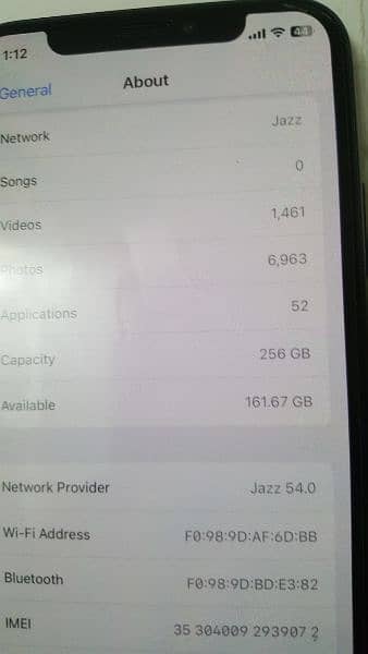 IPhone X 256GB PTA approved 3