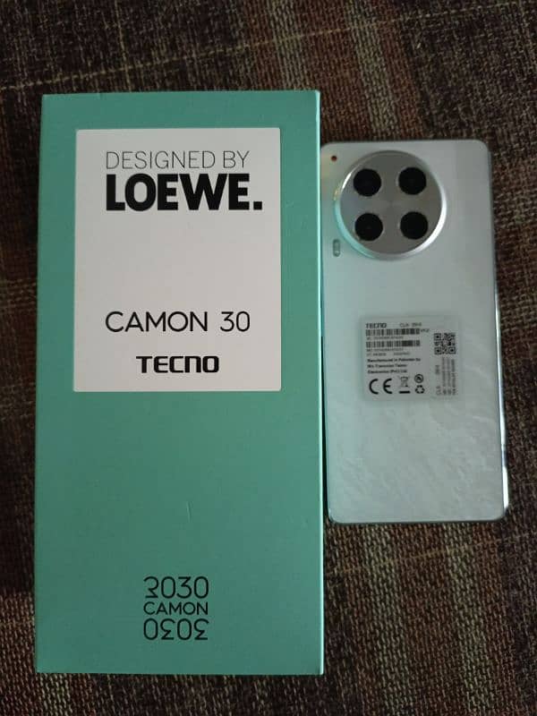 Tecno cammon 30 8+8gb 256gb just box open 6