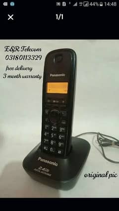 ORIGINAL Panasonic 3411 By Malaysia cordless phone free delivery 0