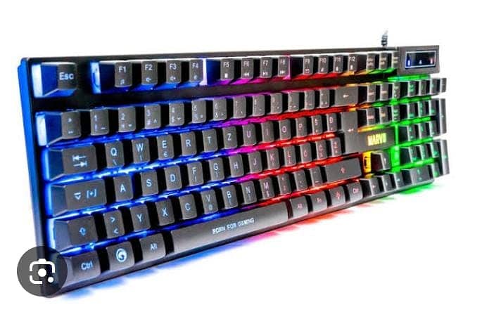 RGB Mechanical Feeling Keyboards with Backlight 2