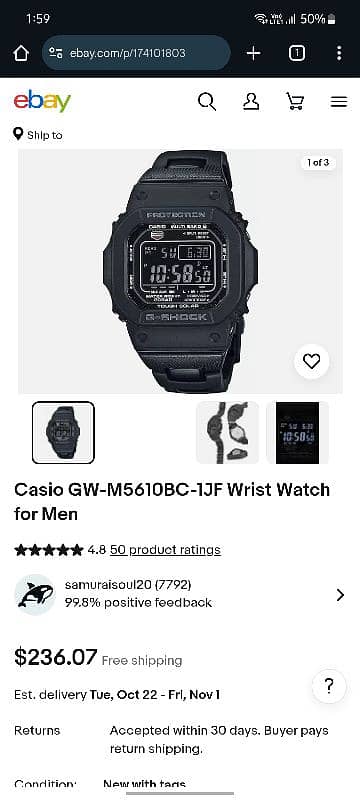 CASIO G-SHOCK GW-M5610BC 8