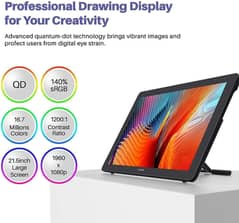 HUION Kamvas 22 Plus Graphics Monitor Pakistan - 140% sRGB