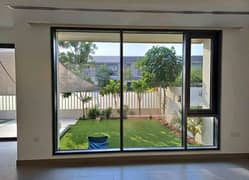 aluminium window & glass stairs terrace openable door 12mm partition 8