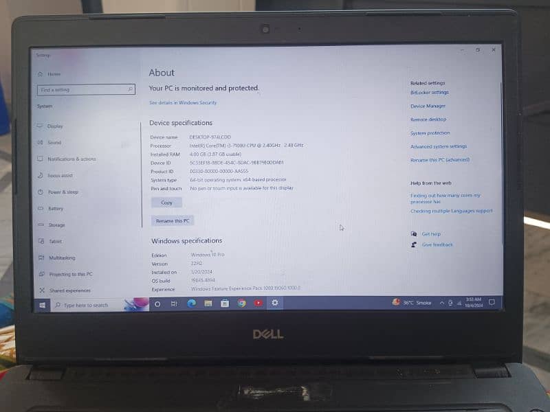 Dell Laptop 8