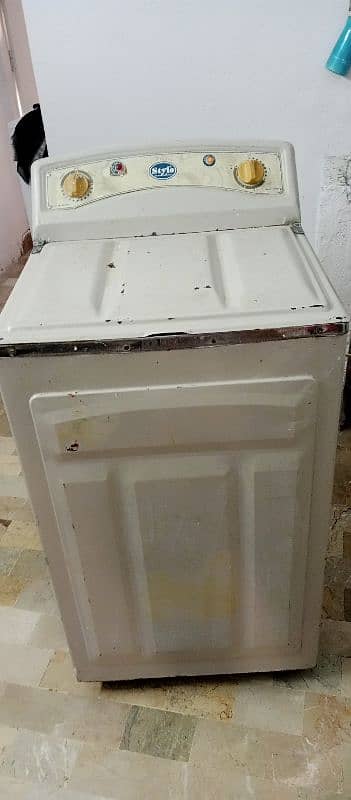 steel washing machine  in working condition 5