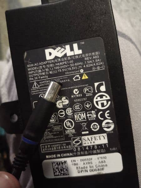 Dell Original laptop charger 90W Ac adapter Original 3