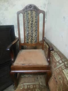 Solid wood made Sofa & chair