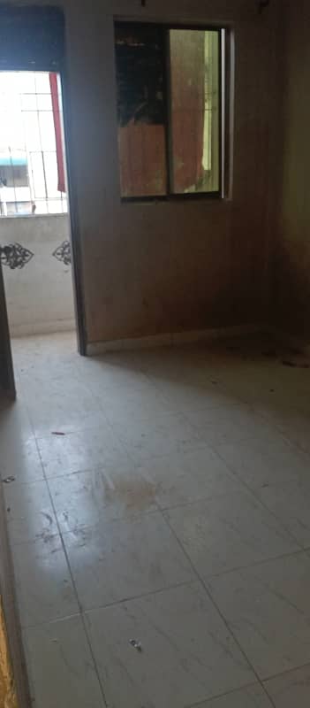 Flat for sale 3rd floor main korangi crossing 31 G Allah wala Town 1