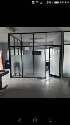 Aluminum office partition/ Aluminum office cabin