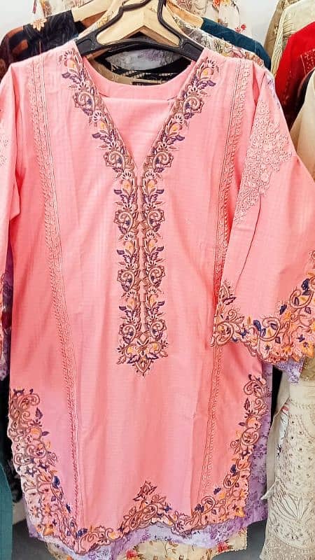 Stitched suits/Embroidery stitched suit/2pc Stitch suit/Shirt trousers 1