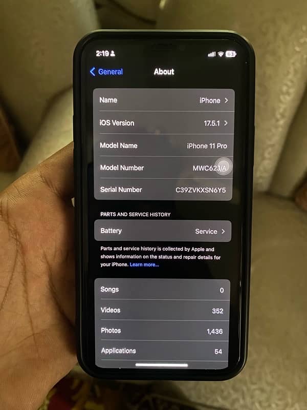 Iphone 11 pro 64 gb PTA Approved factory unlocked best condition 16