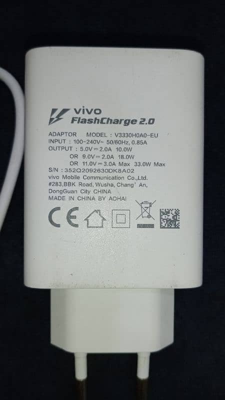 Vivo 33 Watt Flash Original Charger 1