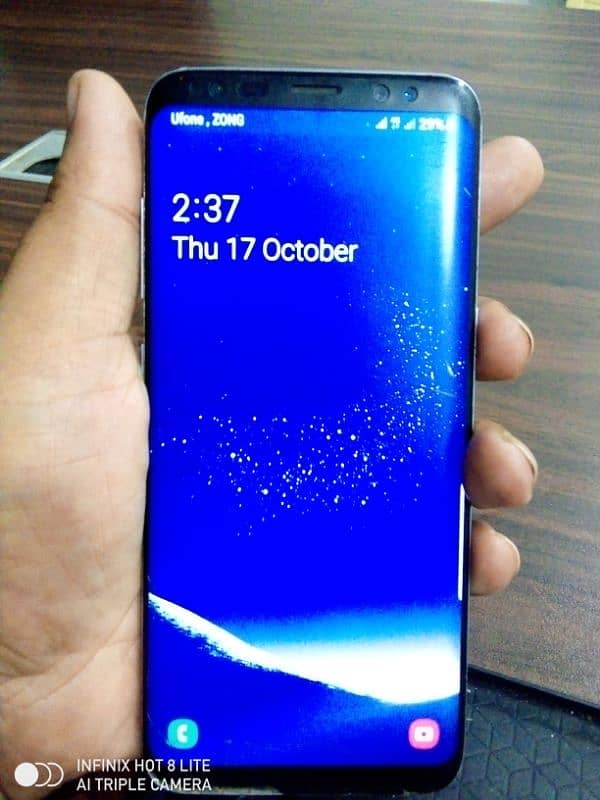 Samsung s8 4/64 dual sim PTA approved with Box 4