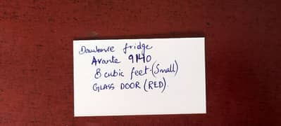 dawlance 2 door fridge new condition 0