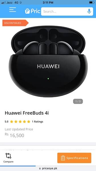 huawei  buds 4i 10/10 0