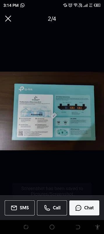 TP Link AC 1200 Archer C6 Router with Box. just opened full new. 2