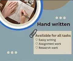 Handwriting Assignment work Services