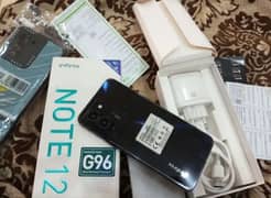 Infinix Note 12(8 128)full box k 7 bilkul new jasi halat my03143400998 0