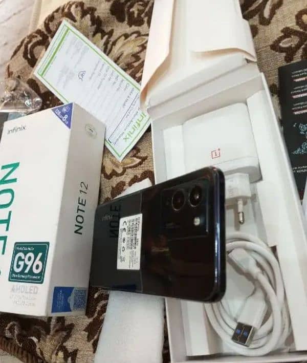 Infinix Note 12(8 128)full box k 7 bilkul new jasi halat my03143400998 4