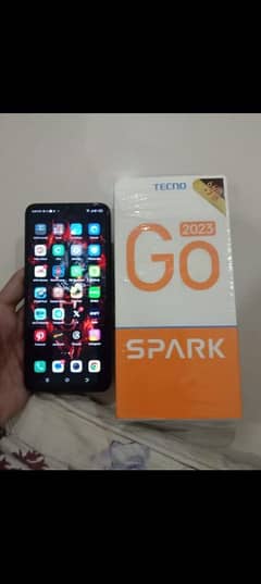 Tecno Spark Go 2023 With box And Charger