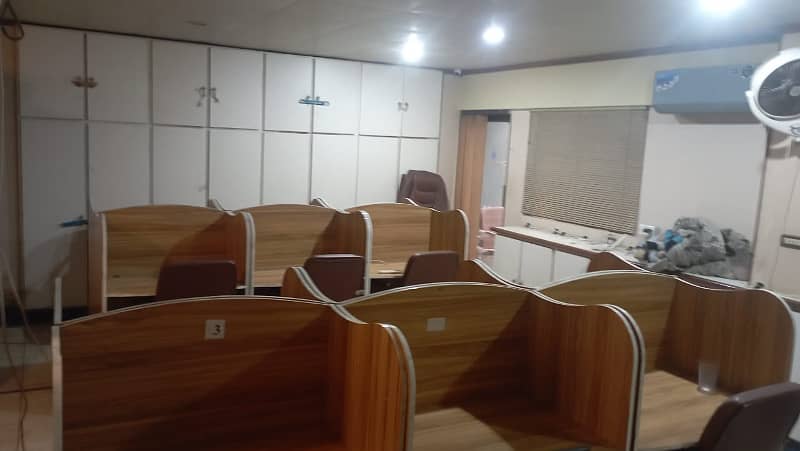 Semi furnished office available on rent 2