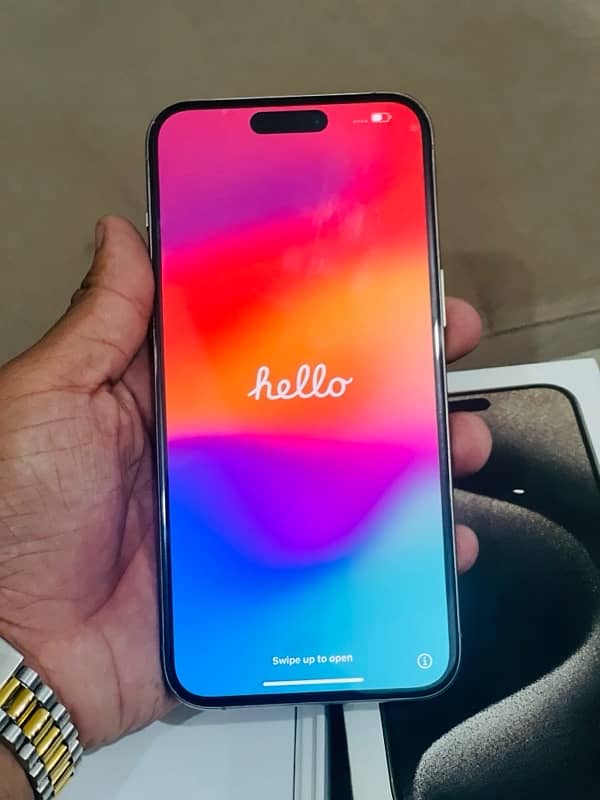 I phone 15 pro max (256 GB Pta Proved) 7