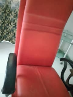 office chair red color new condition