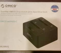 Orico (6228US3-C) Dual-Bay HDD and SSD Hard Drive Dock