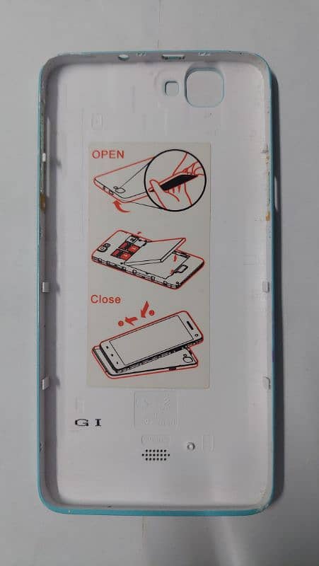 Q Mobile i9 back cover unused 1