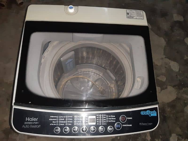 fully automatic Haier washing machine and audionic woofer 3