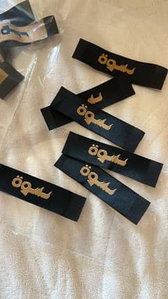 Woven tag|Customize Tag|Fabric Tag|Abaya logo|Woven labels|patches