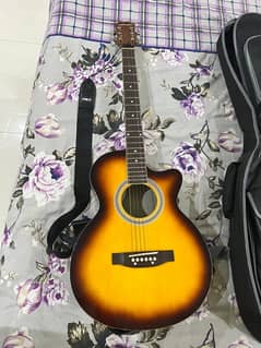 Brand New Acoustic Guitar (6-String) with Bag & Pink Floyd pick